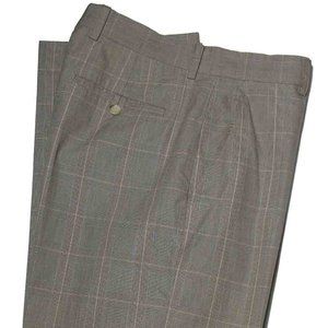 Banana Republic Modern Fit Pants Tan Blue Brown Flat Front Men's Size 31 X 30